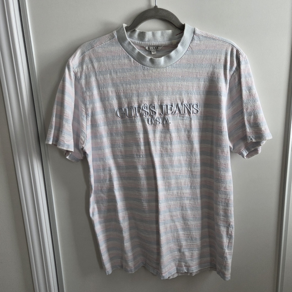 Guess Originals X A$AP Rocky Pastel Stripe T-shirt